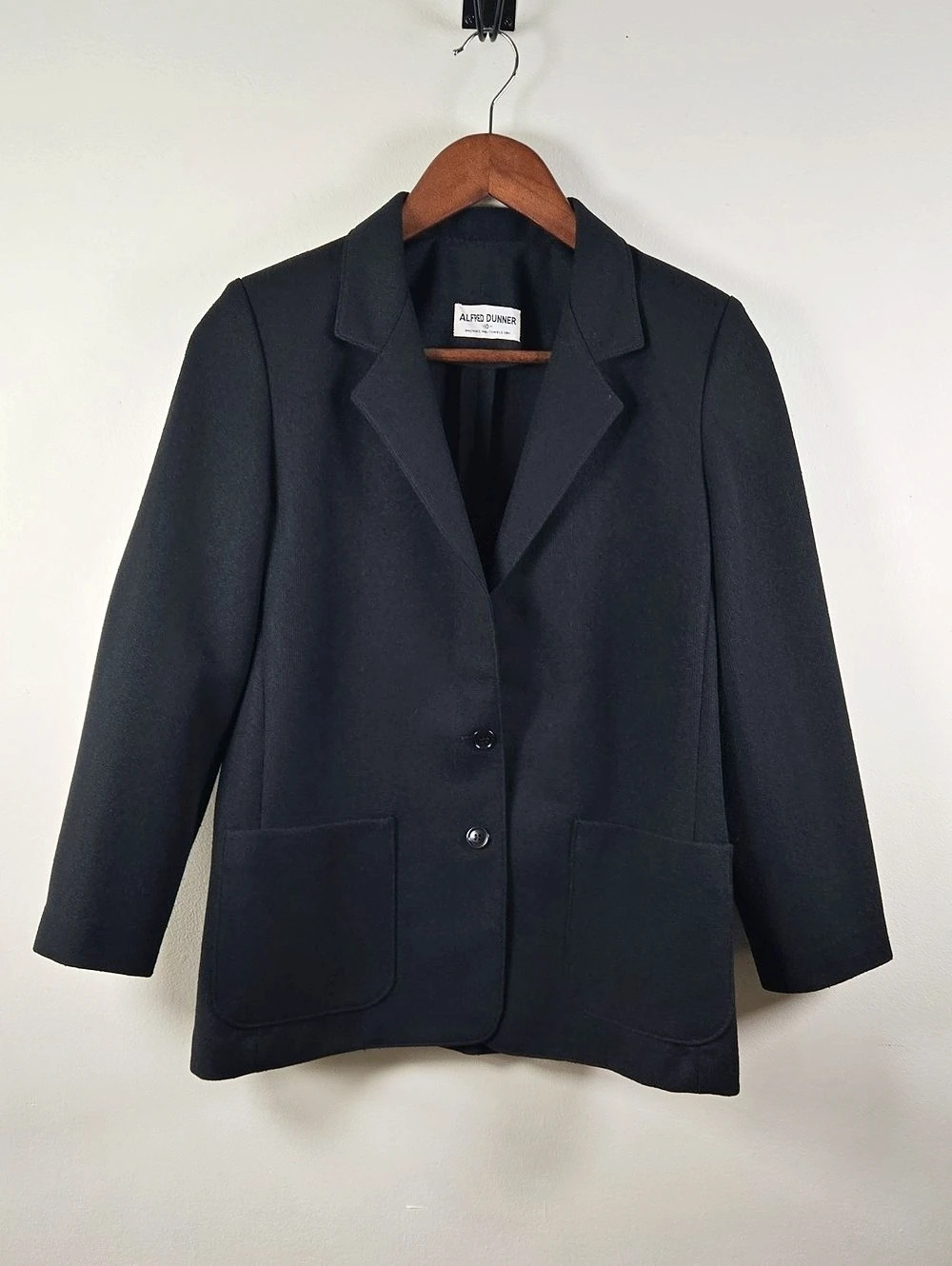 Alfred Dunner Women's Blazer Size 10 Black Like New